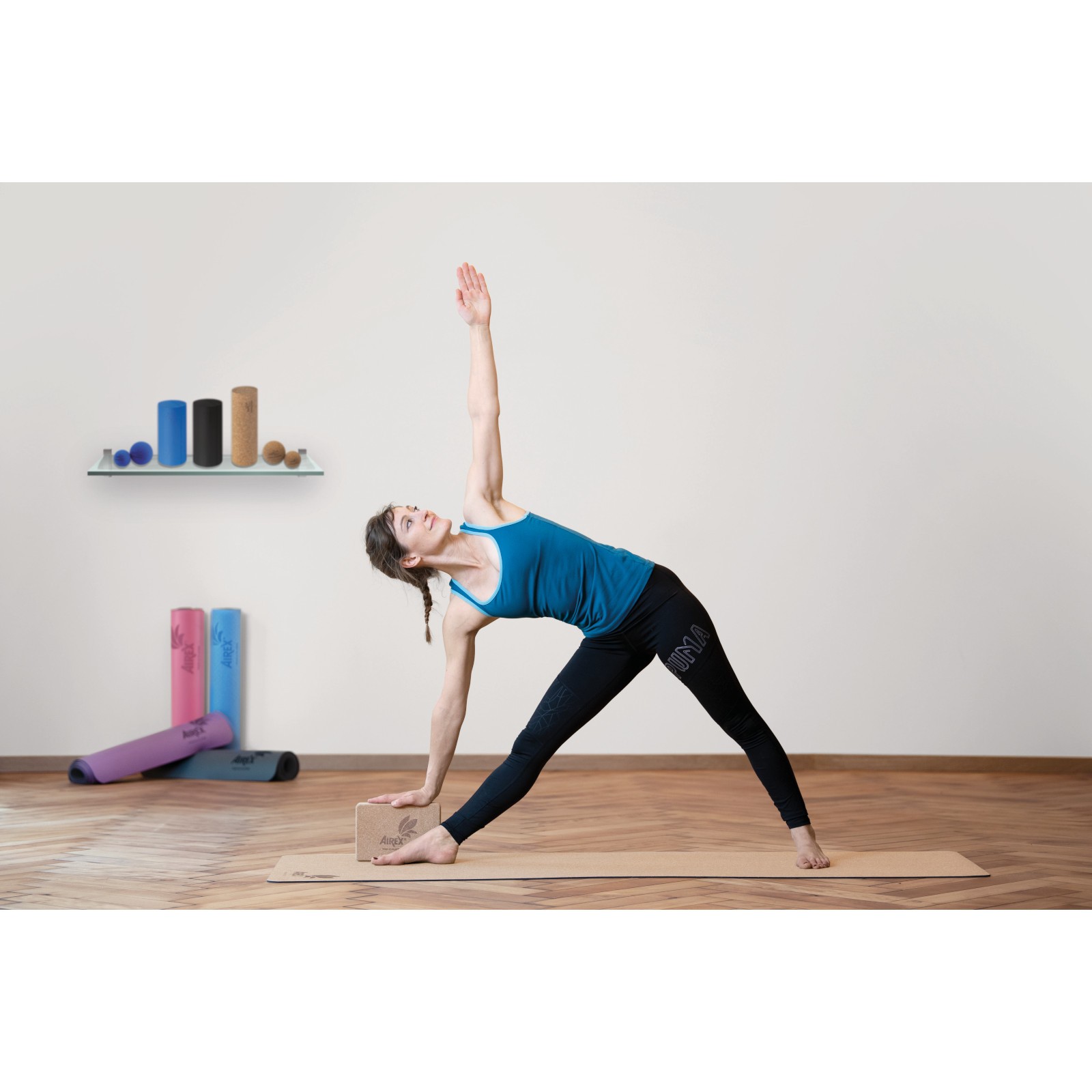 AIREX Yoga Eco Cork Mat SportTiedje